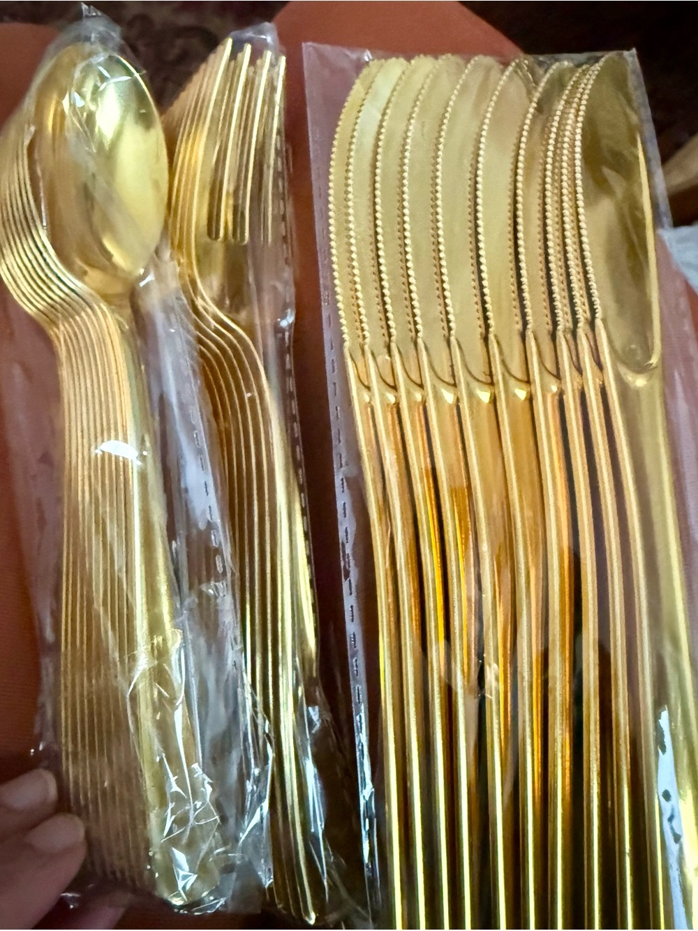 Gold Stainless Steel Flatware Set - Elegant Gold Cutlery
